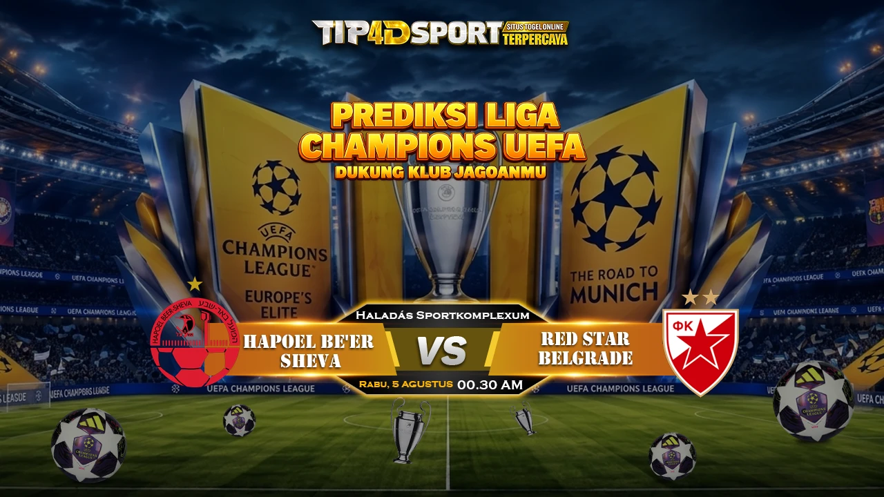 PREDIKSI UCL Hapoel Be'er Sheva vs Red Star