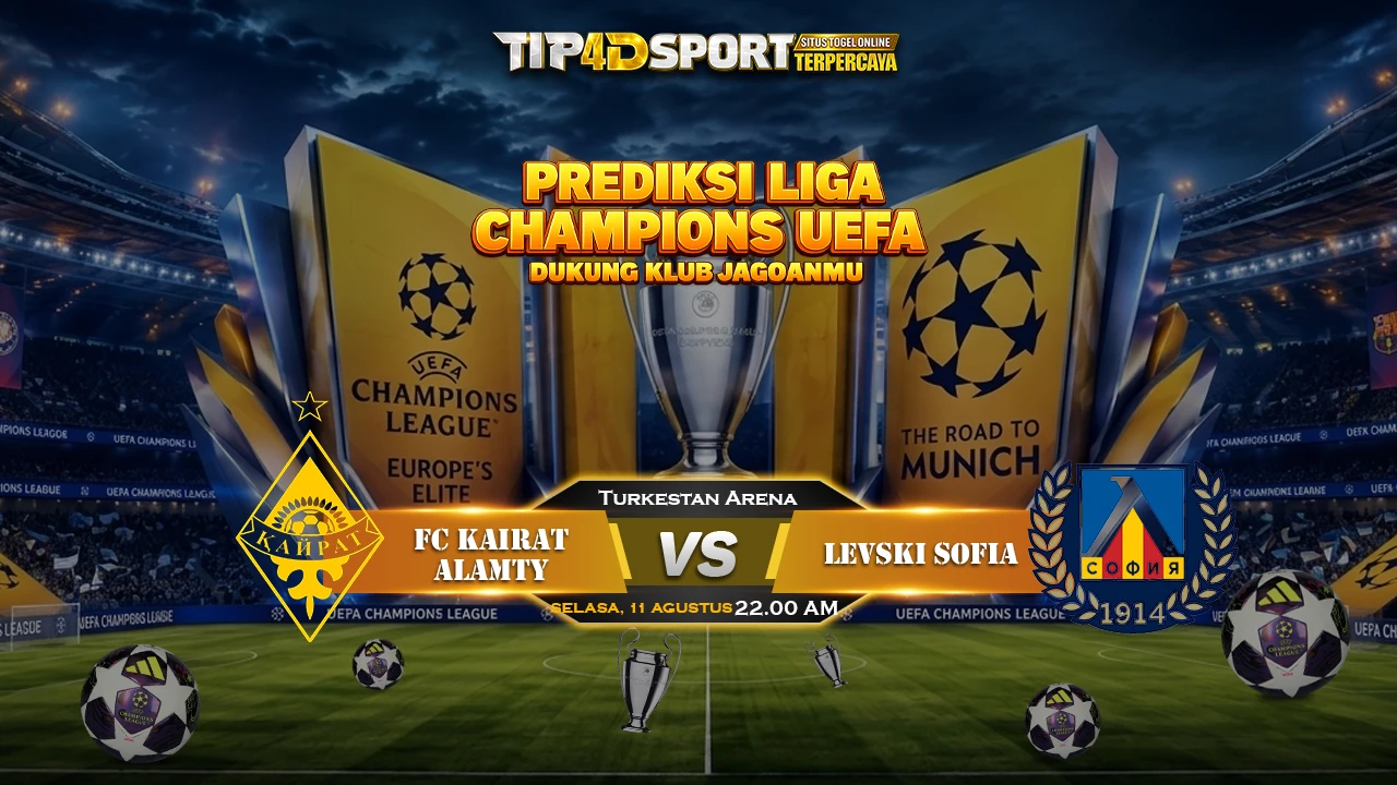 PREDIKSI UEFA FC Kairat Vs Levski Sofia