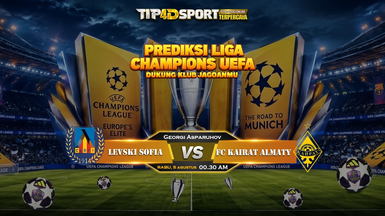 PREDIKSI UEFA Levski Sofia Vs FC Kairat